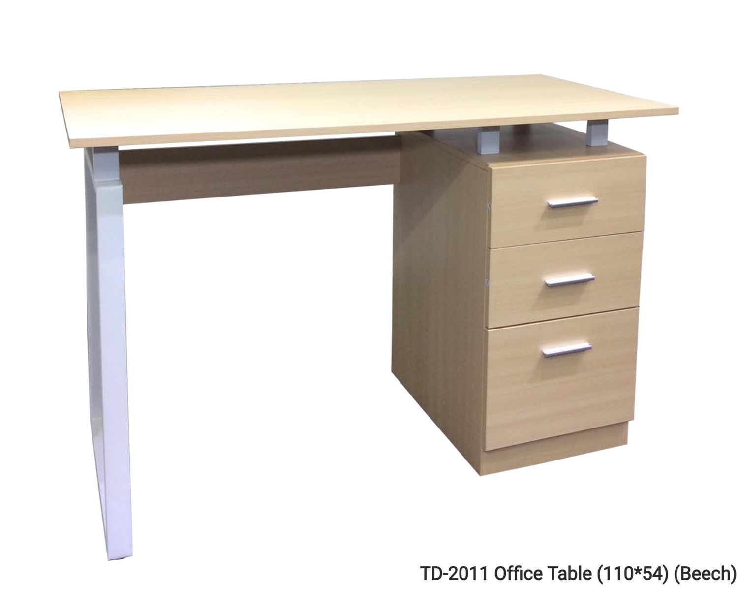 Ofix TD-2011 (110*54) Office Table (Beech), Color: TD-2011 Office Table (110*54) (Beech)