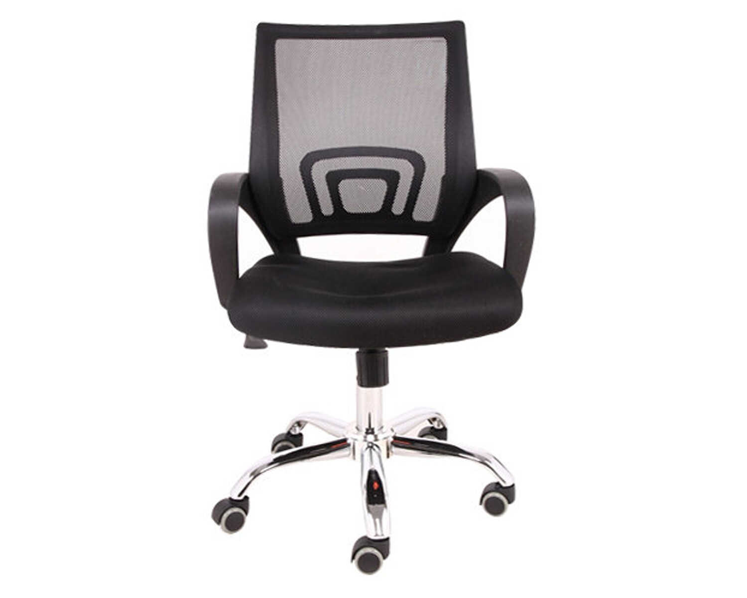 Ofix Deluxe-5 Mid Back Mesh Chair (Black, Pink+White)