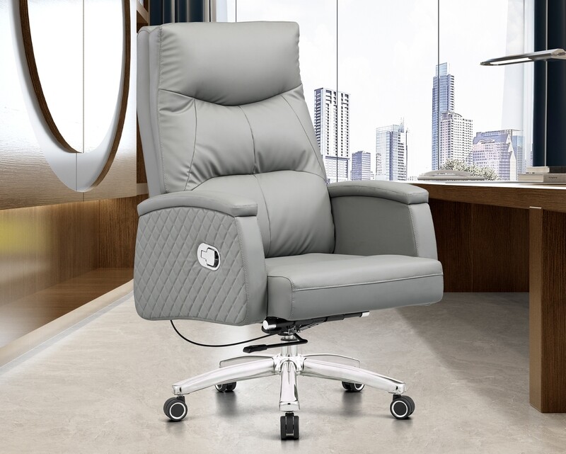 Ofix Premium 88 High Back PU Chair (Grey)