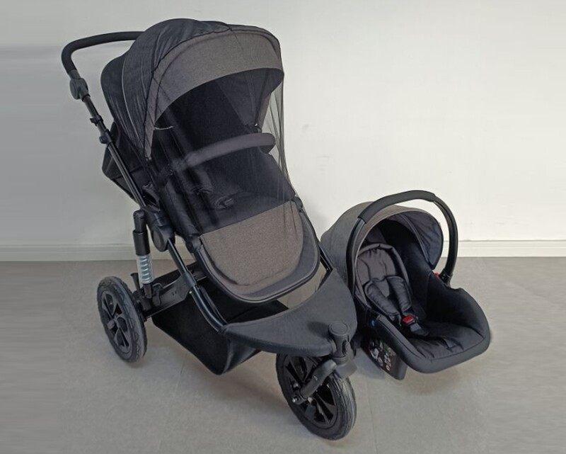 Flotti Azel Hiking Baby Stroller  (Black+Grey)