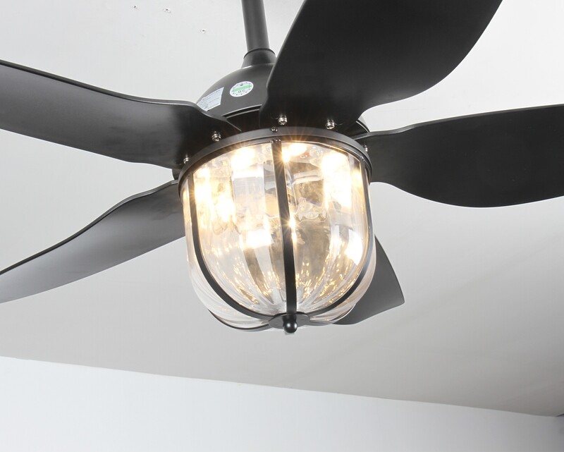 MYKE Ceiling Fan (Indoor &amp; Outdoor) (48") (Black)  (2 yrs Warranty)