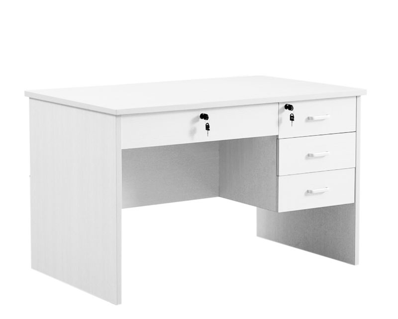 Ofix CT2001  (120*75) Office Table (White, Grey, Walnut)