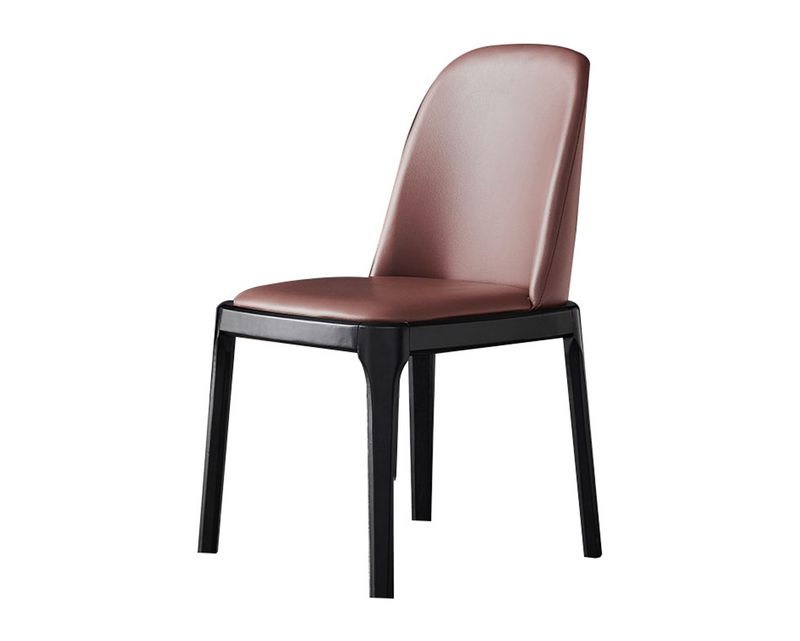 Ofix Savanna Solid Thailand Rubberwood Dining Chair (White, Brown)