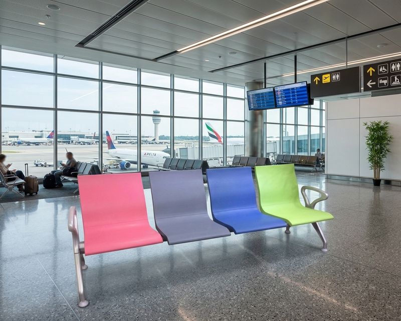 OFIX 3-Seater / 4-Seater Steel PU Airport Gang Chair