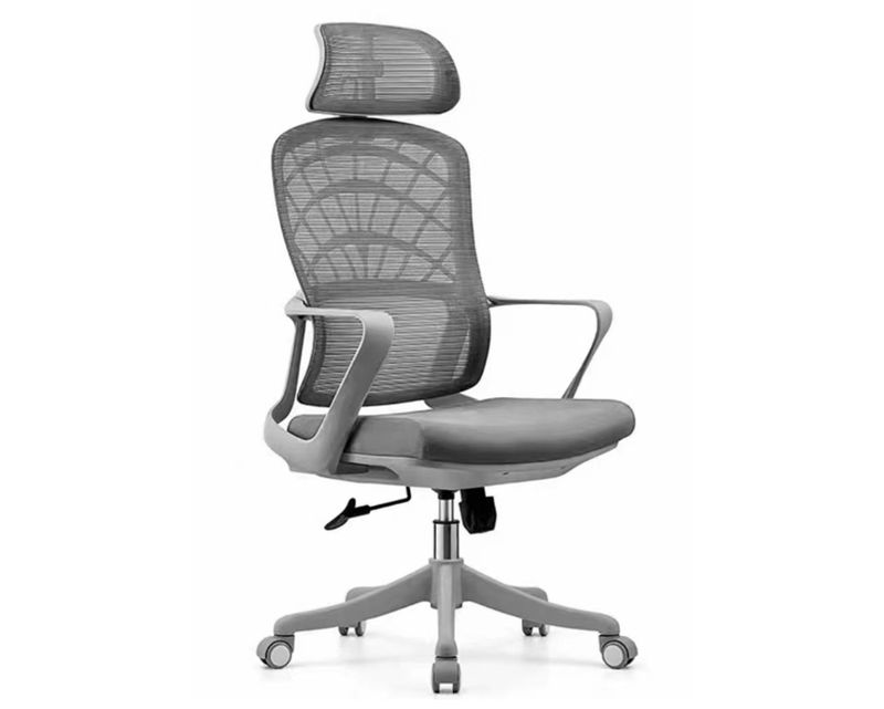 Ofix Deluxe-D61 High Back Mesh Chair (Grey)