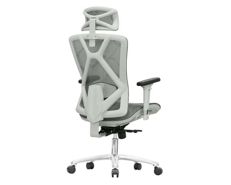 OFX S57 v2 Ergonomic Office Gaming Chair 3D Armrest Full Mesh  with Seat Slide,  Height Adjustable Backrest &amp; 2D Lumbar Support (Grey, Black) (3 Years Warranty)