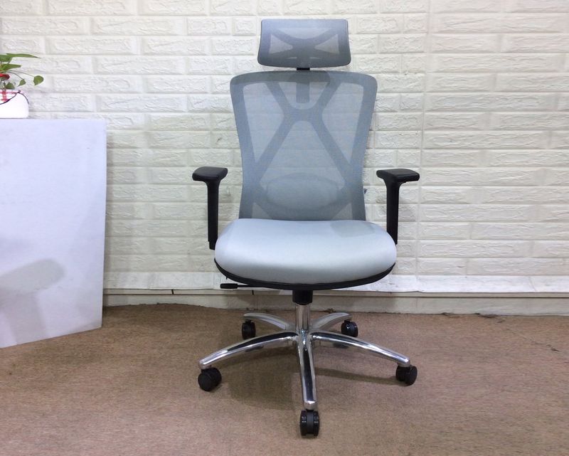 OFX S18 v2 Ergonomic Office Gaming 3D Armrest  Chair  with Seat Slide, Height Adjustable Backrest &amp; 2D Lumbar Support  (Grey, Red) (3 Years Warranty)