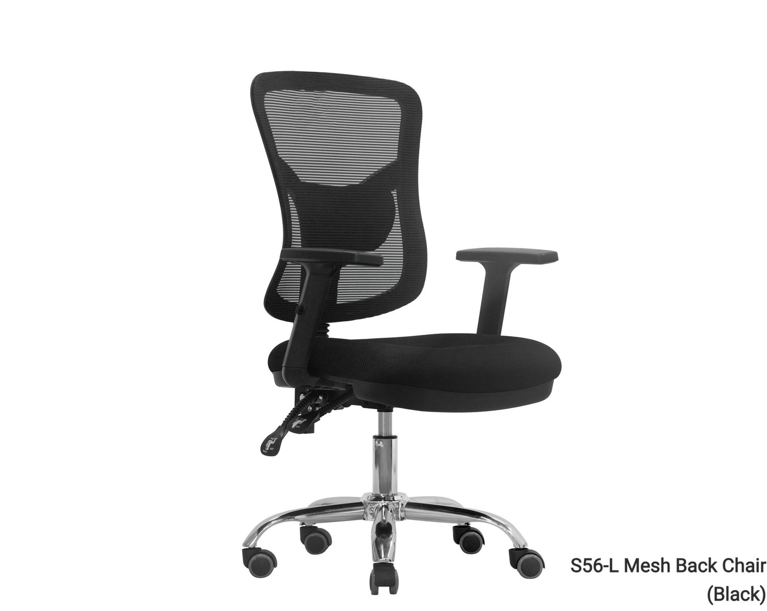 OFX S56-L Ergonomic Office Computer Gaming Chair (Blue, Grey, Black) (3 Years Warranty), Model: S56-L Mesh Back Chair (Black) (Best Seller-Limited Stock)