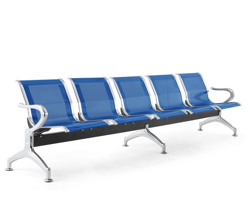 Ofix 5-Seater  Airport Gang Chair (Blue)