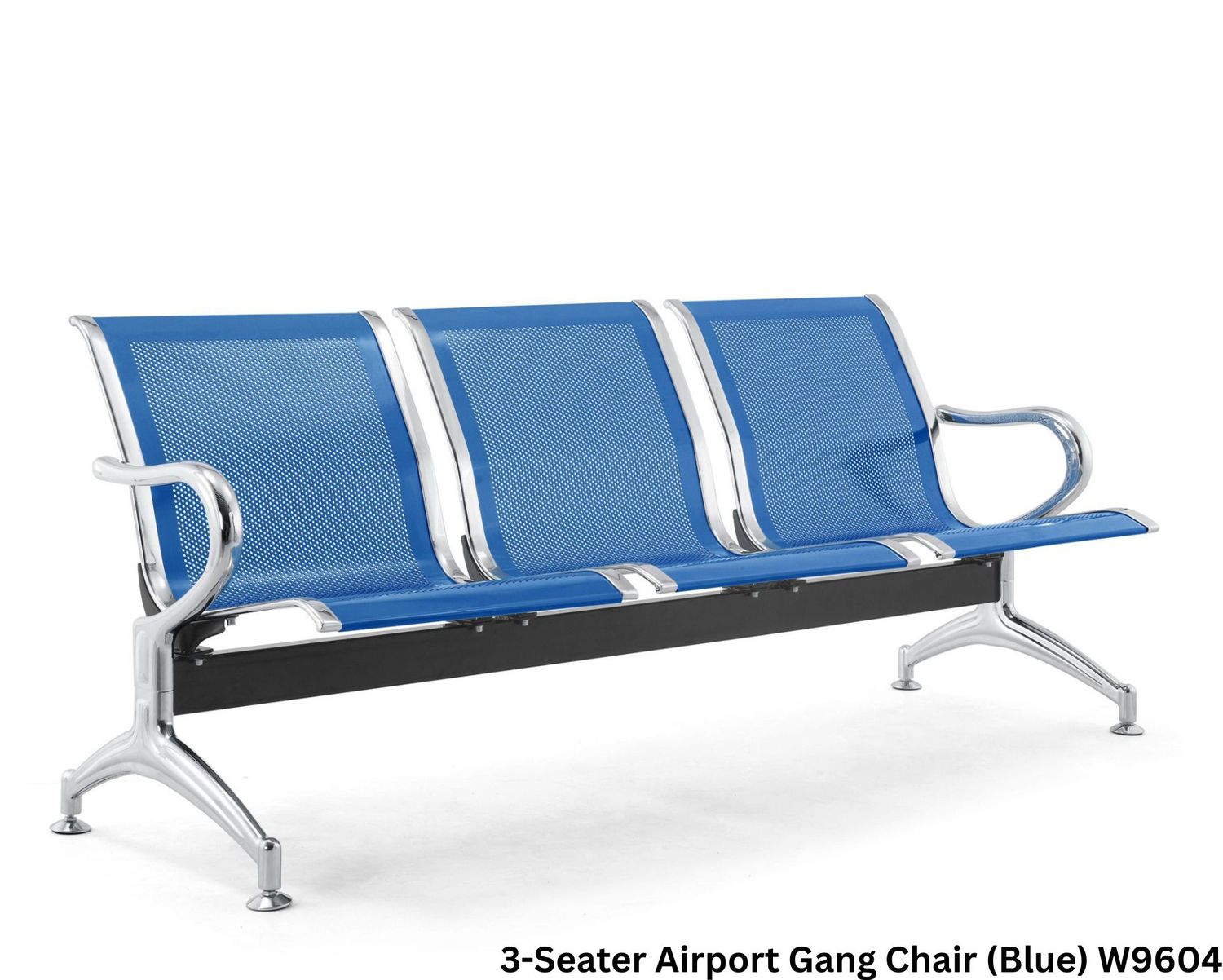 Ofix 3-Seater / 4-Seater  Airport Gang Chair (Blue), Model: 3-Seater Airport Gang Chair (Blue) W9604