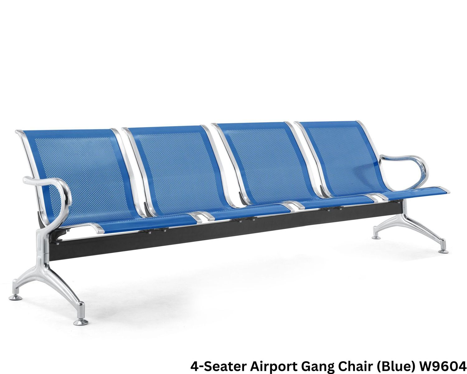 Ofix  4-Seater / 5-Seater Airport Gang Chair (Blue), Model: 4-Seater Airport Gang Chair (Blue) W9604