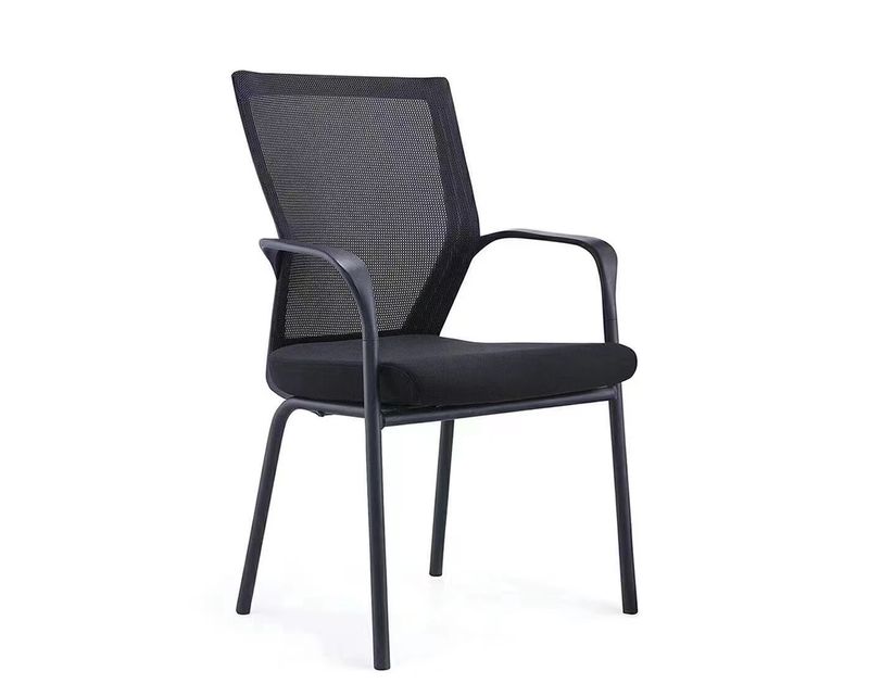 Ofix Deluxe-113W Waiting Chair  (Black)