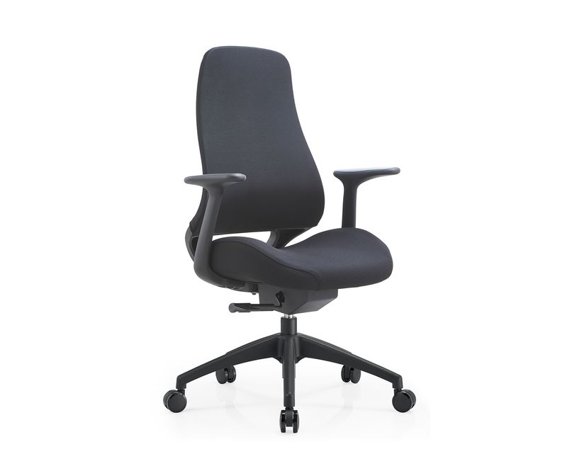 Ofix Premium-211 Mid Back Mesh Chair (Black)
