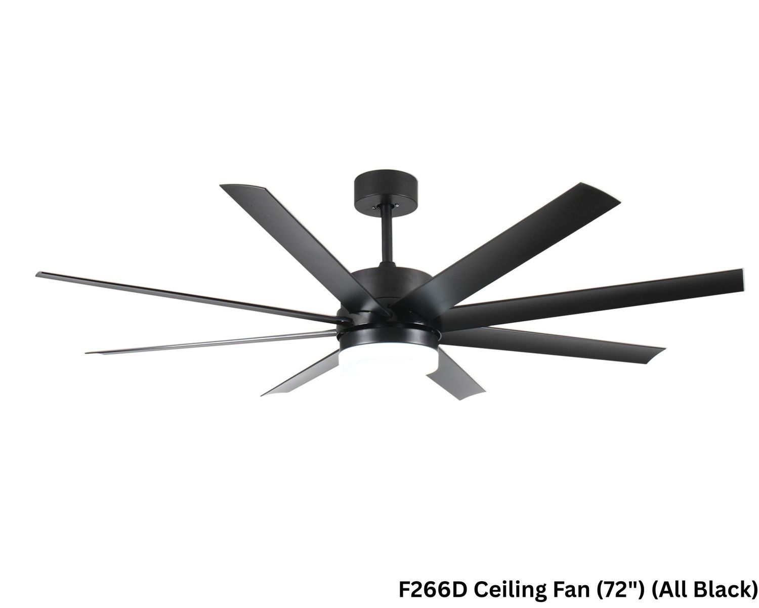 MYKE Ceiling Fan (72") (Black) (2 yrs Warranty), Model/ Color: F266D Ceiling Fan (72") (All Black)