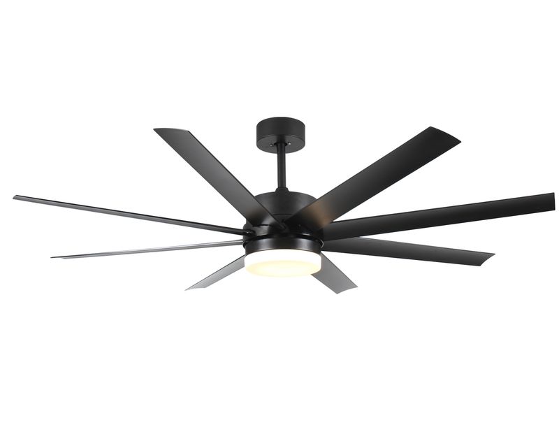 MYKE Ceiling Fan (72") (Black, Brown) (2 yrs Warranty)