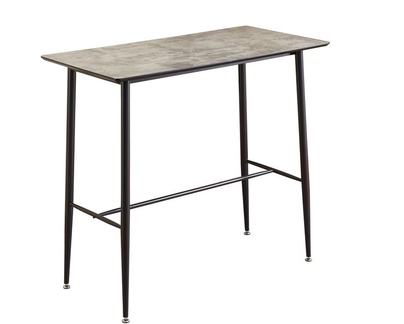 Ofix Vernon Bar Table (120*60) (Oak+White, Black)