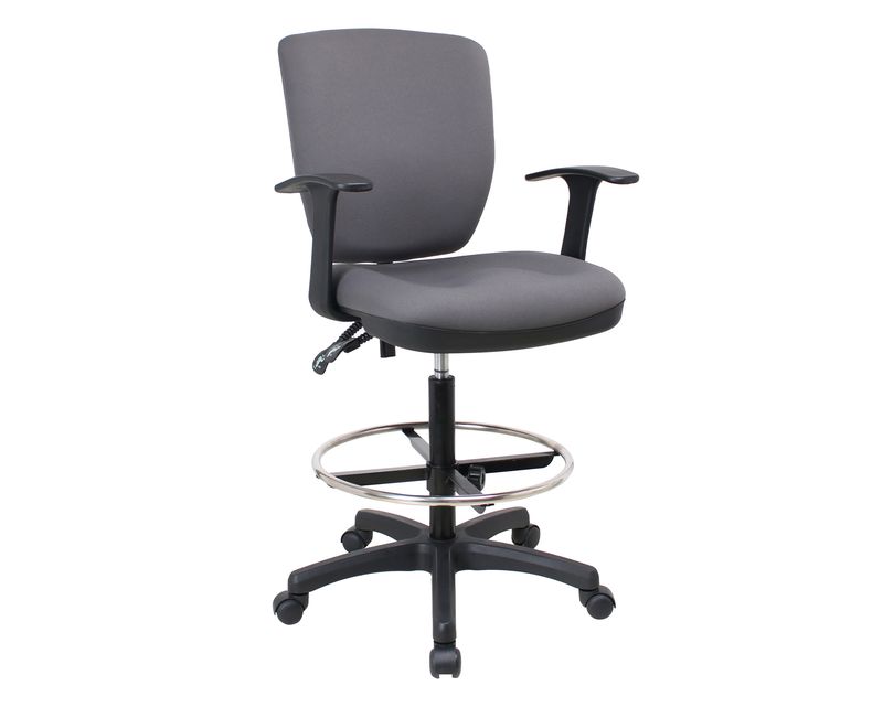 Ofix Premium S-066 Drafting High Chair (Black, Grey)