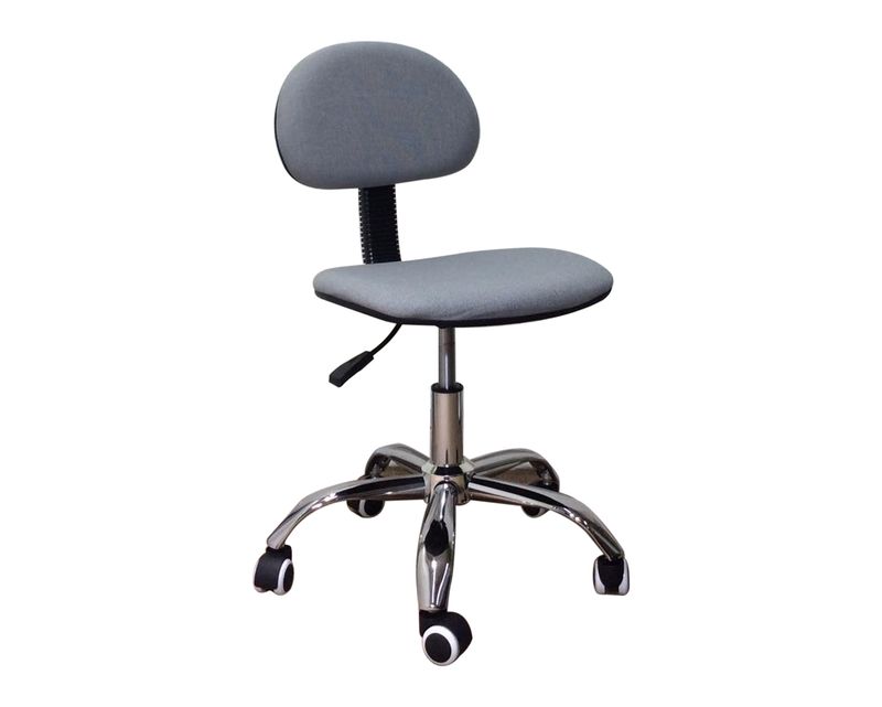 Ofix Deluxe-17 Fabric Mid Back Mesh Chair (Grey)