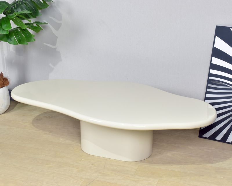 Ofix Canna Coffee/ Center Table (140*70) (White)