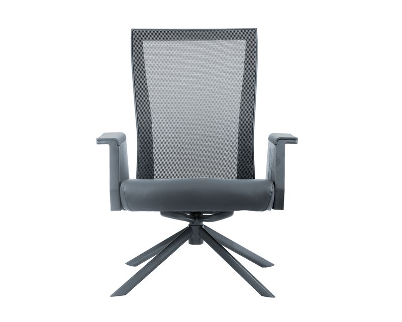 Ofix Orion-V Mid Back Mesh Chair (All Grey)