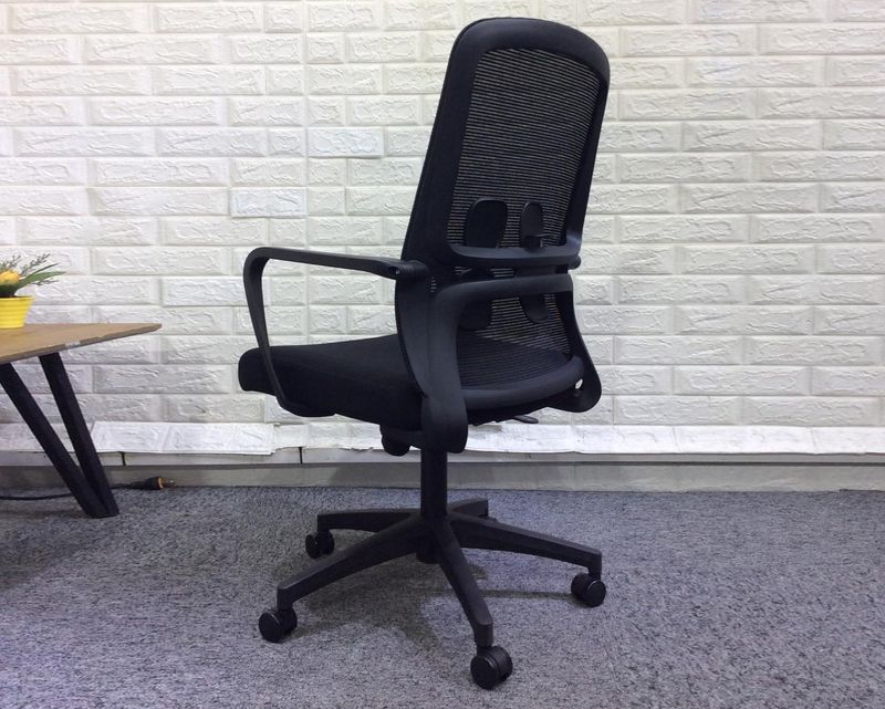 Ofix  Deluxe S02-M Mid Back Molded Foam Chair (Black)