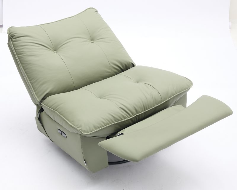 Flotti Miranda Scratch-Proof (Power Recliner w/ Rocking &amp; Swivel) (Green)