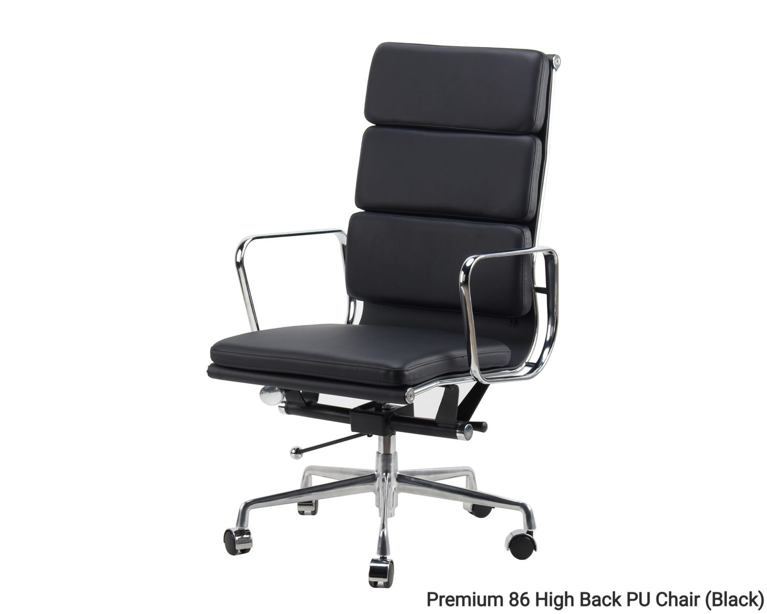 Ofix Premium 86 High Back PU Chair (Black), Model:: Premium 86 High Back PU Chair (Black)