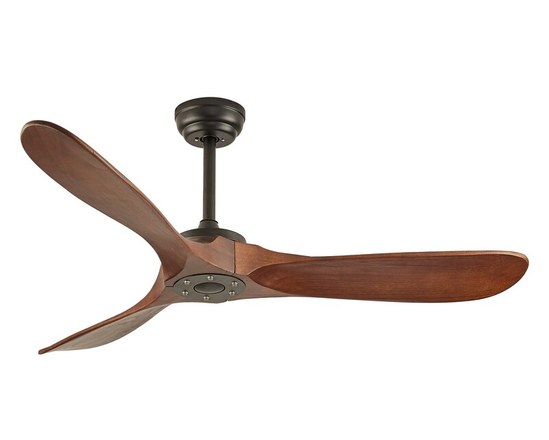 MYKE Ceiling Fan (42", 52") (Brown) (No Lamp) (2 yrs Warranty)