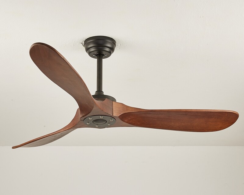 MYKE Ceiling Fan (42", 52") (Brown) (No Lamp) (2 yrs Warranty)