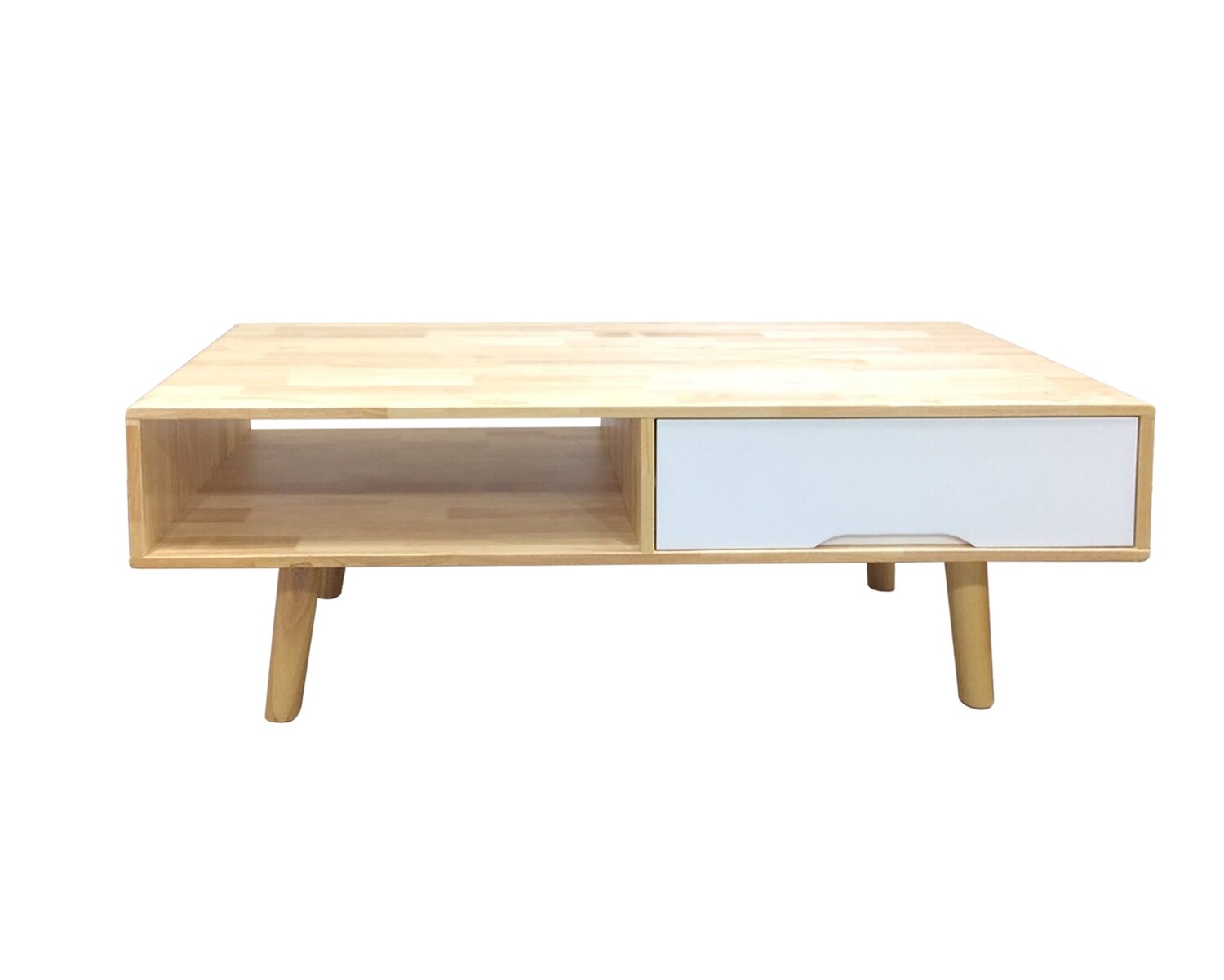Ofix Oakley Solid Thailand Rubberwood Coffee Table, Coffee Table: Oakley Coffee Table (120*60*42)