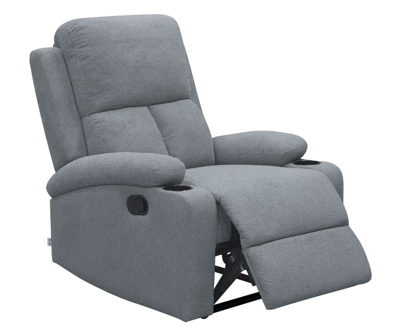 Flotti Omega-M Manual Recliner with Cup Holder (Grey, Beige)