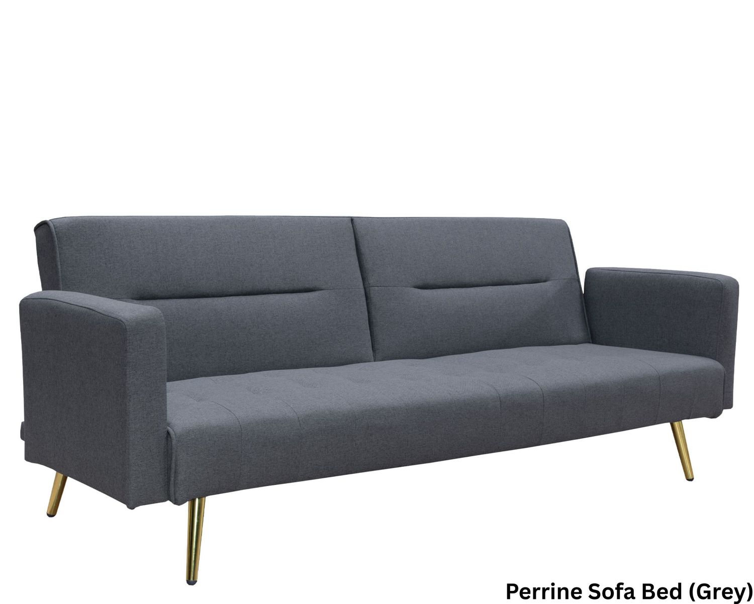 Flotti Perrine Water-Repellent Fabric Sofa Bed (Grey), Colors:: Perrine Sofa Bed (Grey)