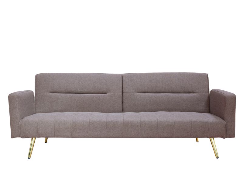 Flotti Perrine Water-Repellent Fabric Sofa Bed (Brown)