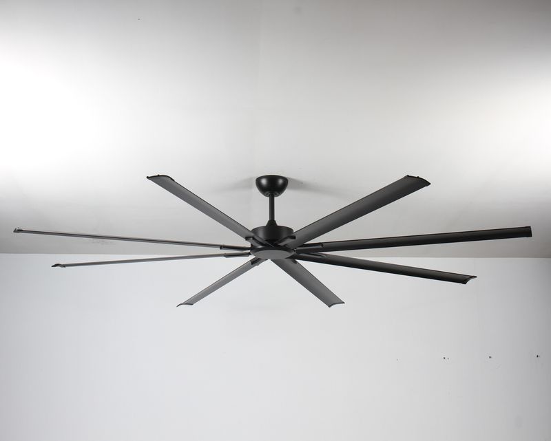 MYKE Ceiling Fan (72") (Black) (No Lamp) (2 yrs Warranty)