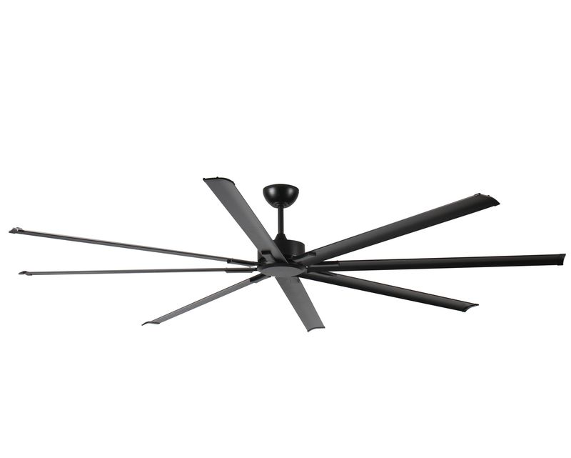 MYKE Ceiling Fan (72") (Black) (No Lamp) (2 yrs Warranty)