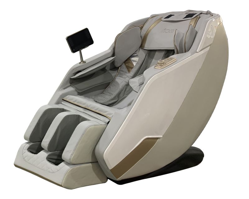 Flotti Arvid Kinetic/Manipulator Massage Chair LCD Touch Screen Full Body Massage Airbag, w/ Calf Heating, SL Track Neck to Leg, Zero Gravity Function, w/ Al Voice Control &amp; Central Control Knob