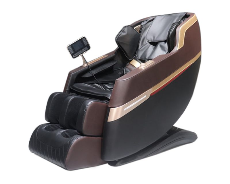 Flotti Viggo Kinetic/Manipulator Massage Chair LCD Touch Screen Full Body Massage Airbag, w/ Calf Heating, SL Track Neck to Leg, Zero Gravity Function, w/ Al Voice Control &amp; Central Control Knob