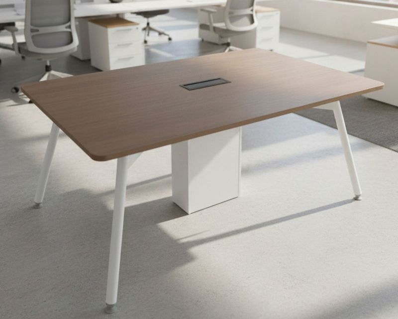 Ofix 6 Seaters Workstation/Conference Table Dray (180*120, 240*120) (Seating Capacity Will Vary Depending on the Chair Width)