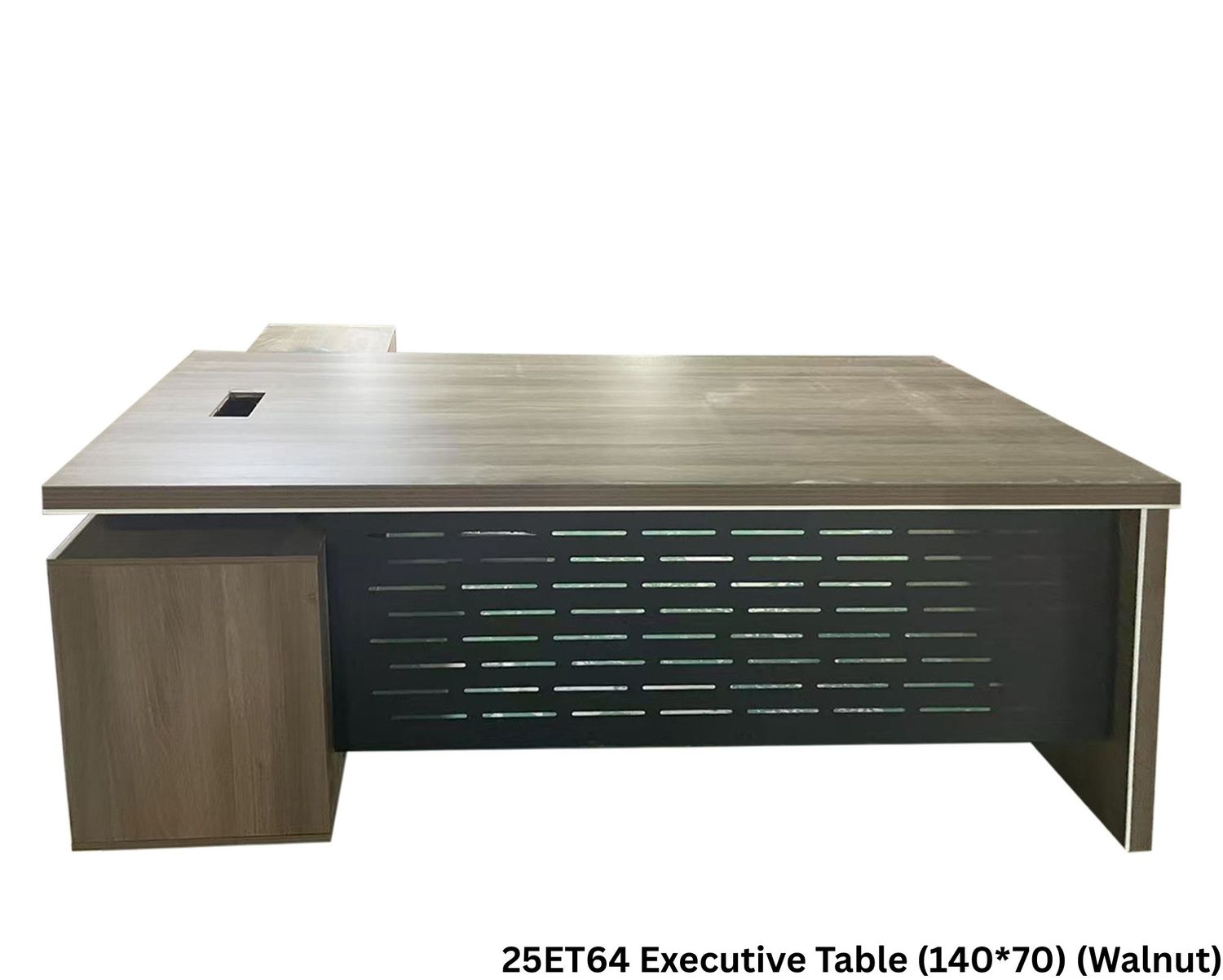 Ofix 25ET64 Executive Table (140*70, 180*80) (Walnut), Model: 25ET64 Executive Table (140*70) (Walnut)