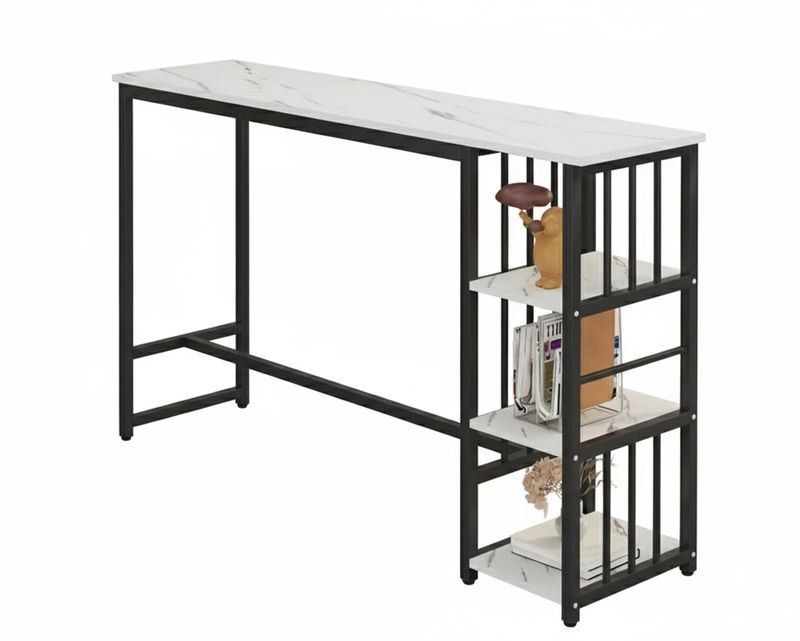 Ofix Saga Bar Table (140*40) (White)