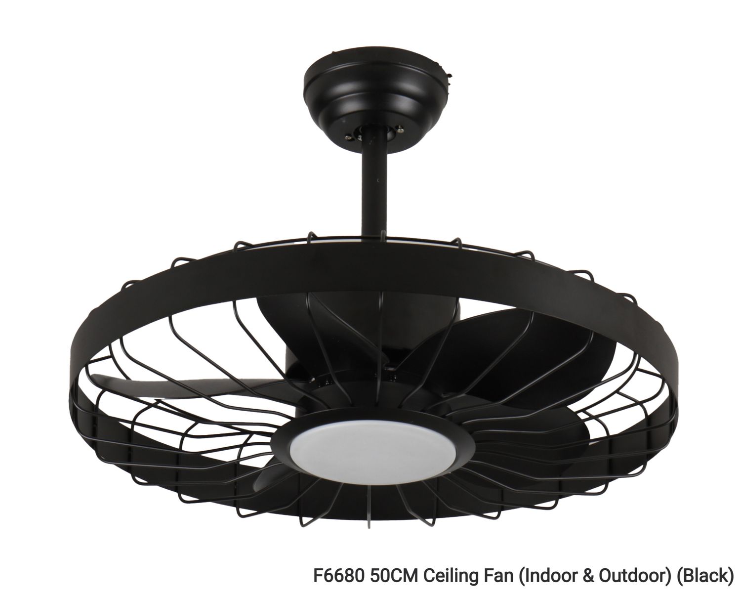 MYKE Ceiling Fan (Indoor &amp; Outdoor) (50CM) (Black)  (2 yrs Warranty), Model/ Color: F6680 50CM Ceiling Fan (Indoor &amp; Outdoor) (Black)