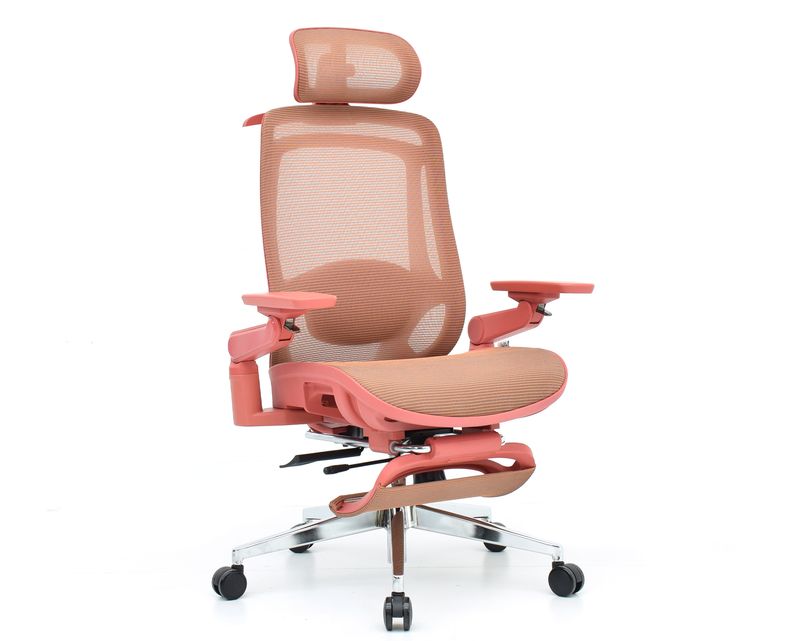 OFX ICON All Mesh Gaming Chair 6D Armrest/ 2D Headrest / 2D Lumbar Support / with Seat Slide (Black, Grey, Red)