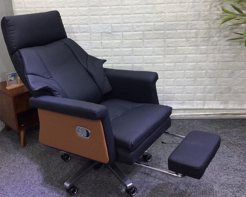 Ofix Premium Calma w/ Footrest PU Leather Executive Chair (Grey, Beige, Black)