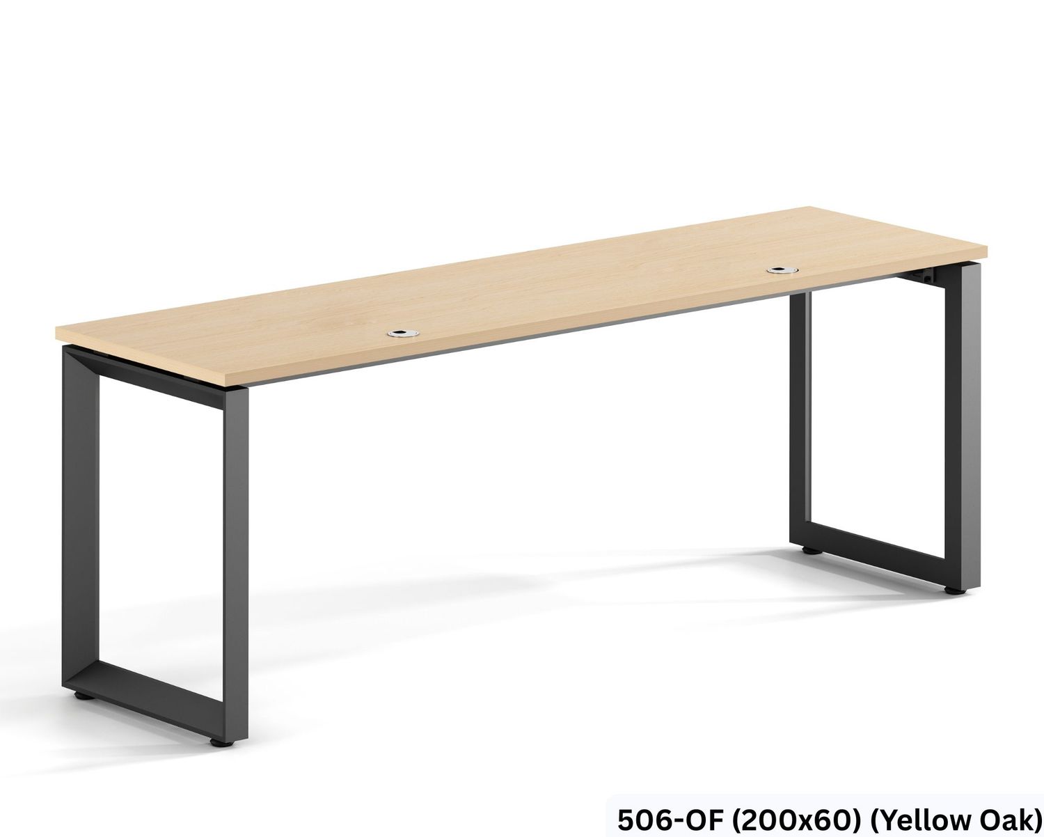 Ofix 506-OF (200x60) Office Table (Yellow Oak), Model: 506-OF (200x60) (Yellow Oak)