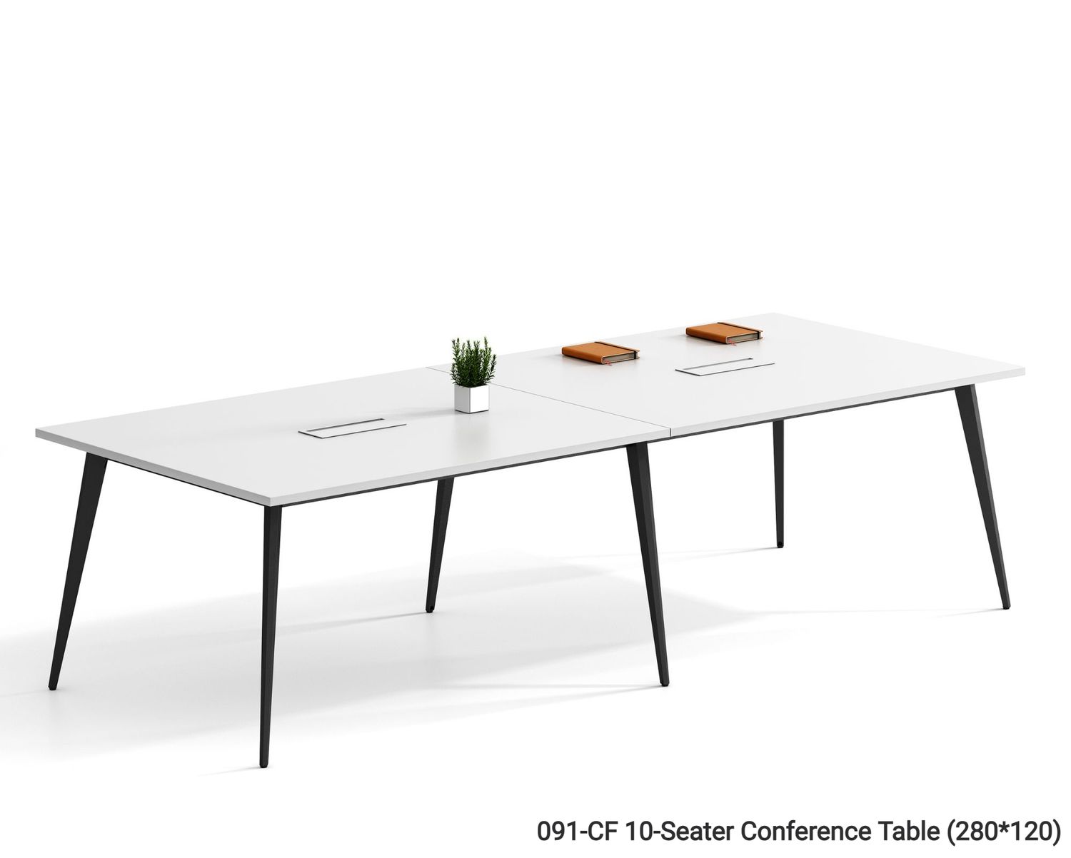 Ofix 10 Seaters Conference Table 091-CF (280*120) (Seating Capacity Will Vary Depending on the Chair Width), Model no.:: 091-CF 10-Seater Conference Table (280*120)