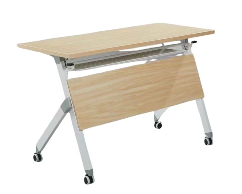 Ofix HL-101 (120x60) Foldable School/Training Desk (White+Maple)
