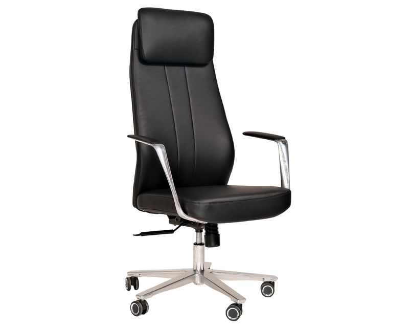 Ofix P150 Executive PU Leather Boss Chair (Black, Brown)