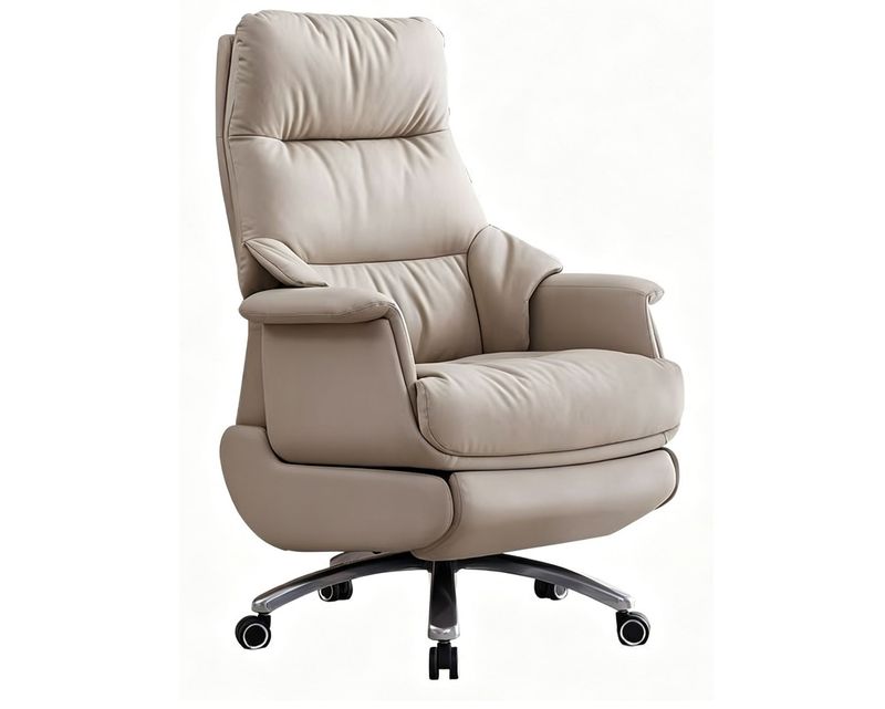 Ofix P189 Executive PU Leather Boss Chair (Beige)