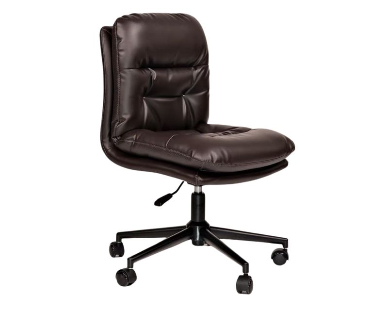 Ofix D100 Executive PU Leather Chair (Black, Brown)