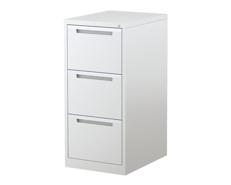 Ofix VFC20 Vertical 3-Drawer Filing Cabinet (White)